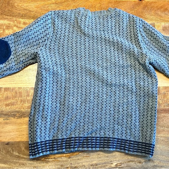 Grayers Light Blue Textured Crewneck Sweater - Picture 2 of 4